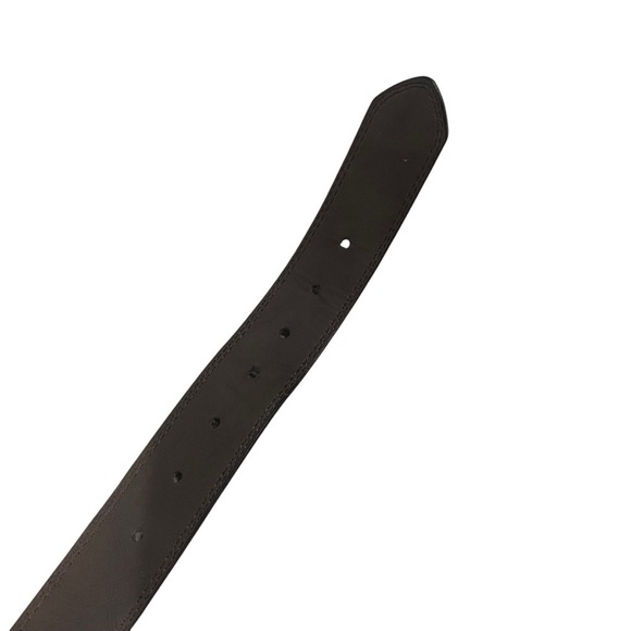 DVS Reversible Black Brown Bonded Leather Belt Sz 38 Skate - Picture 9 of 10